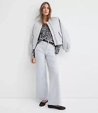 Petite Palmer Wide Leg Pants Twill