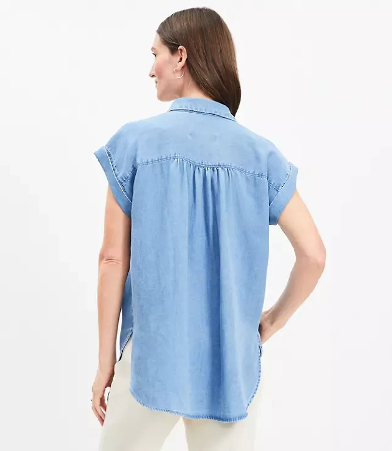Chambray Dolman Shirt