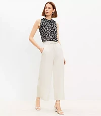 Tall Breezy Wide Leg Pants Linen Blend