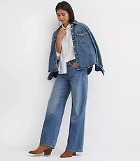 Cotton Blend Everyday Relaxed Pocket Shirt