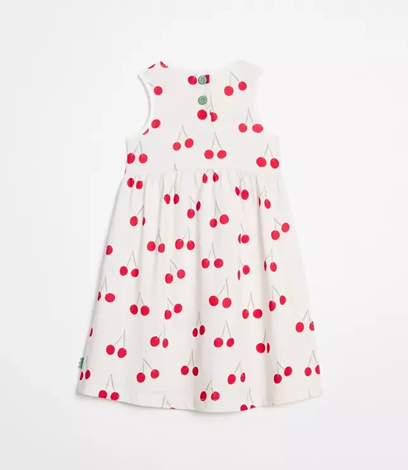 LOFT x Mon Coeur Recycled Cotton Cherry Tank Dress