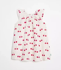 LOFT x Mon Coeur Linen Cherry Dress