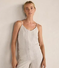 Haven Well Within Linen Pintuck Cami