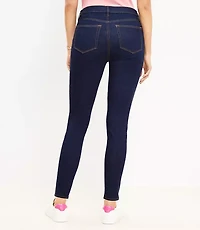 Tall Curvy Mid Rise Skinny Jeans Dark Rinse