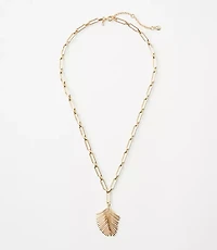 Palm Leaf Necklace