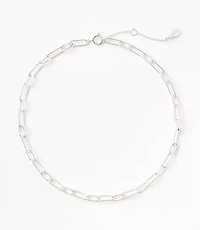 Textured Chain Link Necklace