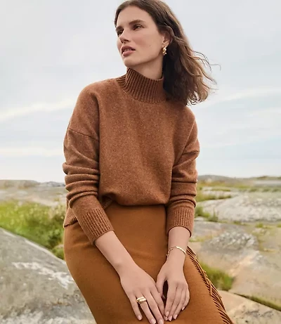 Modern Mock Neck Sweater