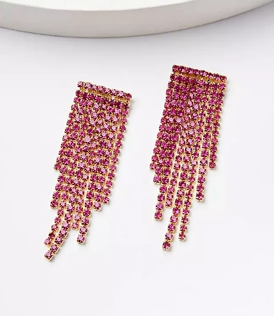 Sparkle Statement Waterfall Earrings