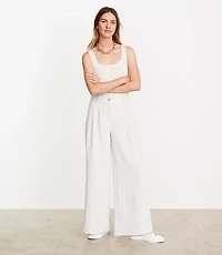 Petite LOFT Versa 360 Knit Square Neck Bodysuit