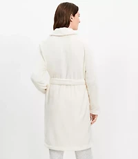 Cozy Faux Fur Pocket Robe