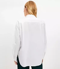 Sparkle Collar Poplin Everyday Relaxed Shirt