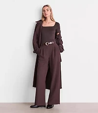 Petite LOFT Versa 360 Knit Square Neck Tee