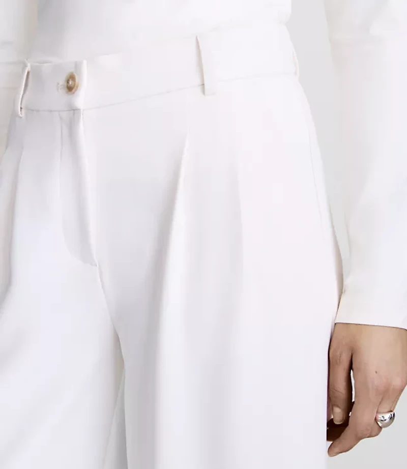 LOFT Versa Crepe Drape Palazzo Pant