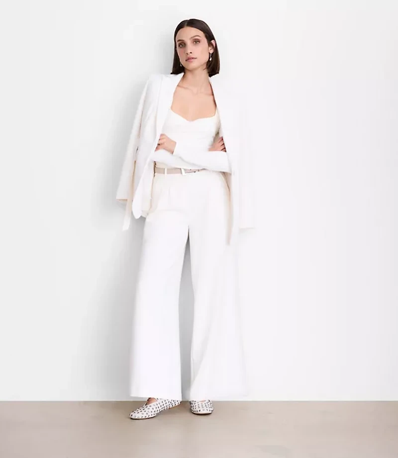 LOFT Versa Crepe Drape Palazzo Pant