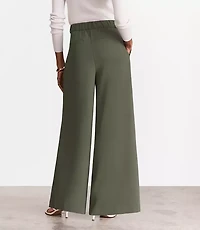 LOFT Versa Crepe Drape Palazzo Pant