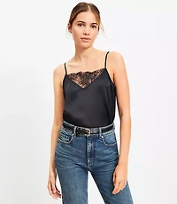 Lace Satin Cami