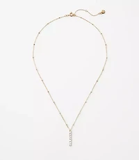 Demi Fine Sparkle Vertical Bar Necklace
