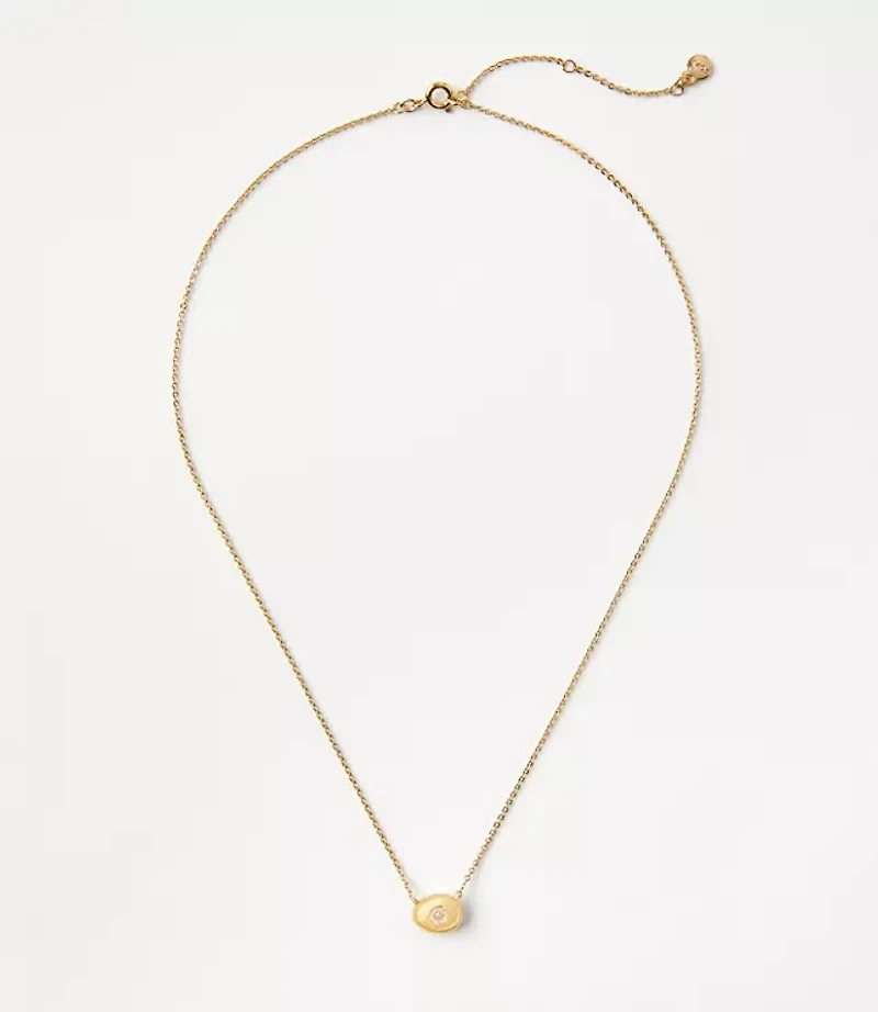 Demi Fine Bean Necklace