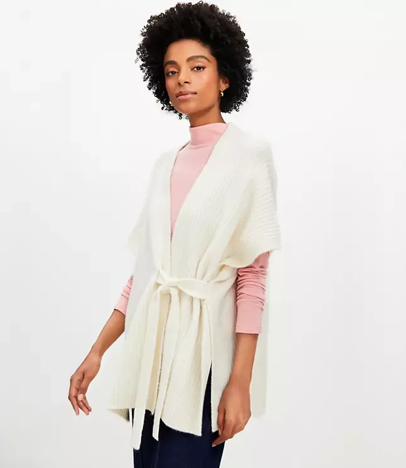 Ribbed Side Tie Wrap