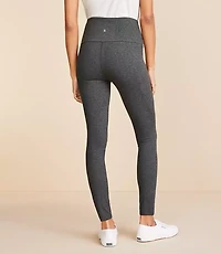 Petite Lou & Grey Heathered Luvstretch Side Pocket 7/8 Leggings