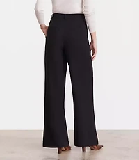 LOFT Versa Seasonless Stretch Double Pleat Wide Leg Pants