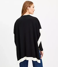 Colorblock Button Pocket Wrap