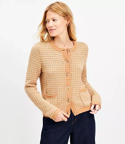 Textured Sweater Jacket