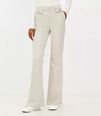 Utility Pocket High Rise Slim Flare Pants