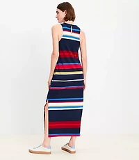 Tall Striped Racerback Midi Dress