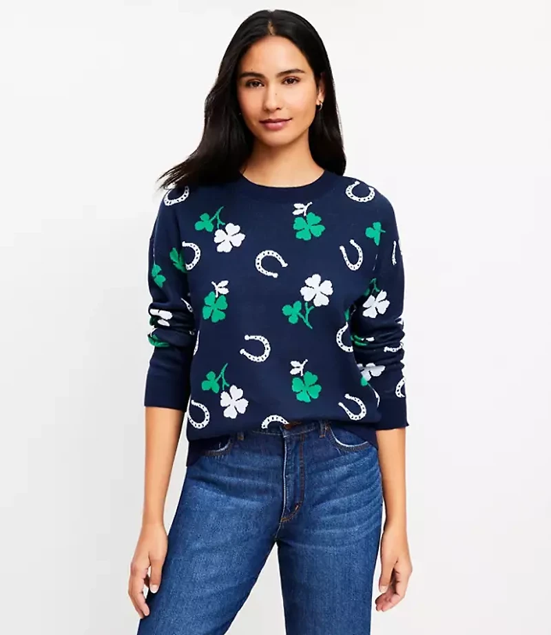 Clover Horseshoe Sweater