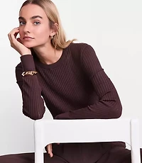 LOFT Versa Ribbed Sweater