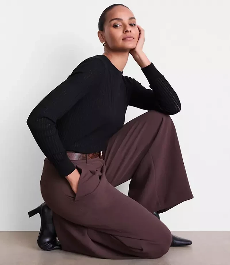 LOFT Versa Ribbed Sweater
