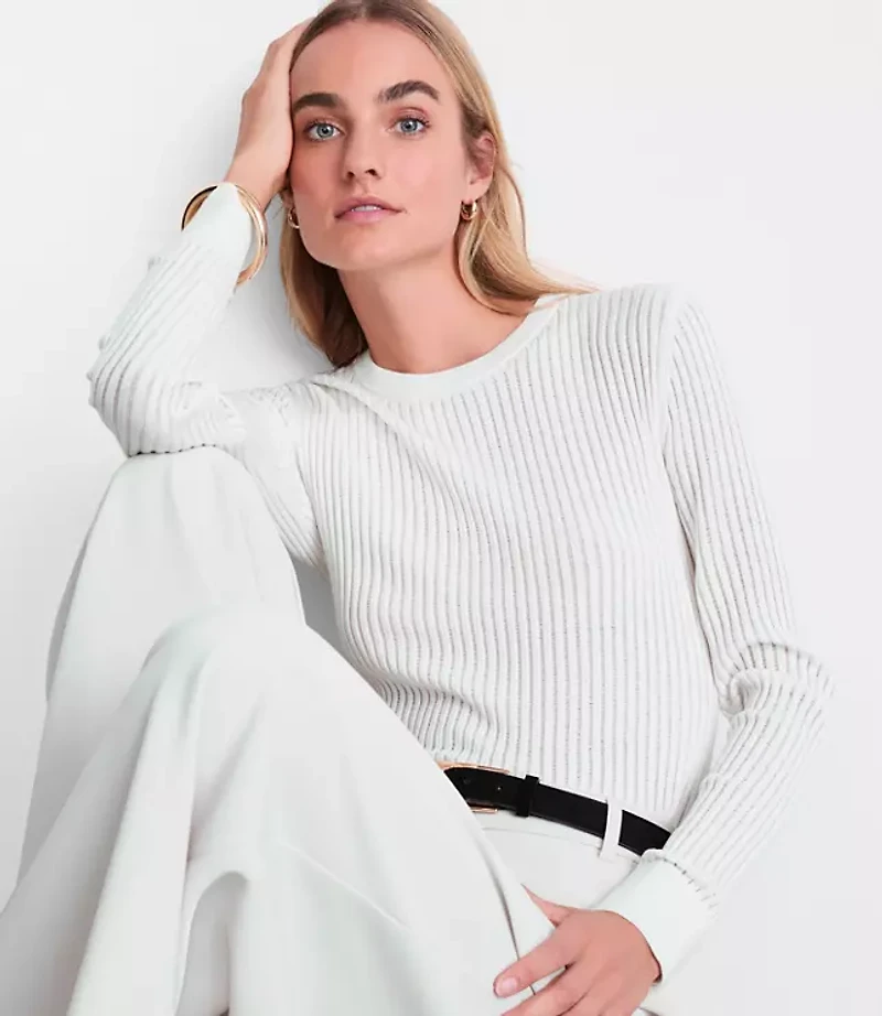 LOFT Versa Ribbed Sweater