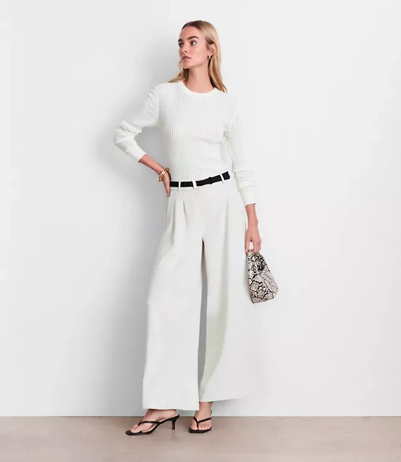 LOFT Versa Ribbed Sweater