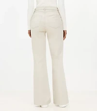 Curvy Utility Pocket High Rise Slim Flare Pants