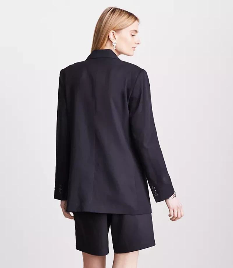 LOFT Versa Pure Spun Double Breasted Blazer