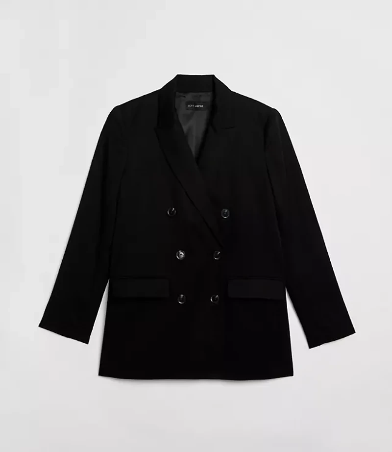 LOFT Versa Pure Spun Double Breasted Blazer