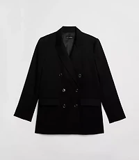 LOFT Versa Pure Spun Double Breasted Blazer