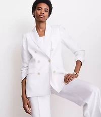 LOFT Versa Pure Spun Double Breasted Blazer