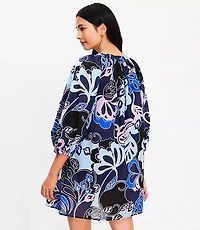 LOFT Beach Floral Babydoll Swimsuit Coverup
