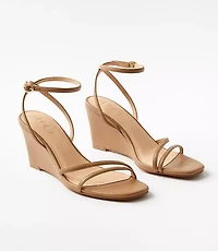 Strappy Ankle Strap Wedge Sandals