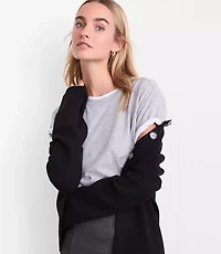 LOFT Versa Relaxed Jersey Crew Tee