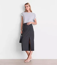 LOFT Versa Relaxed Jersey Crew Tee