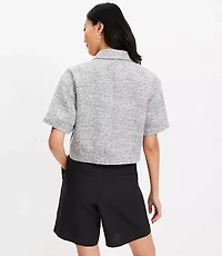 Tweed Short Sleeve Jacket