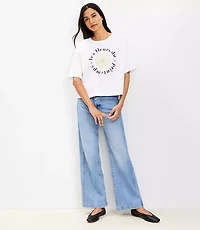 Floral Jersey Modern Tee