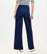 Relaxed Straight Pants Twill