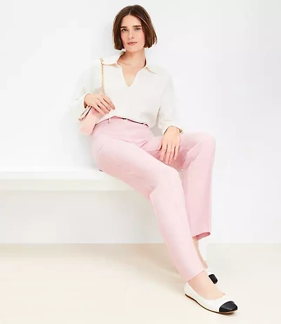 Petite Parker Straight Pants Melange