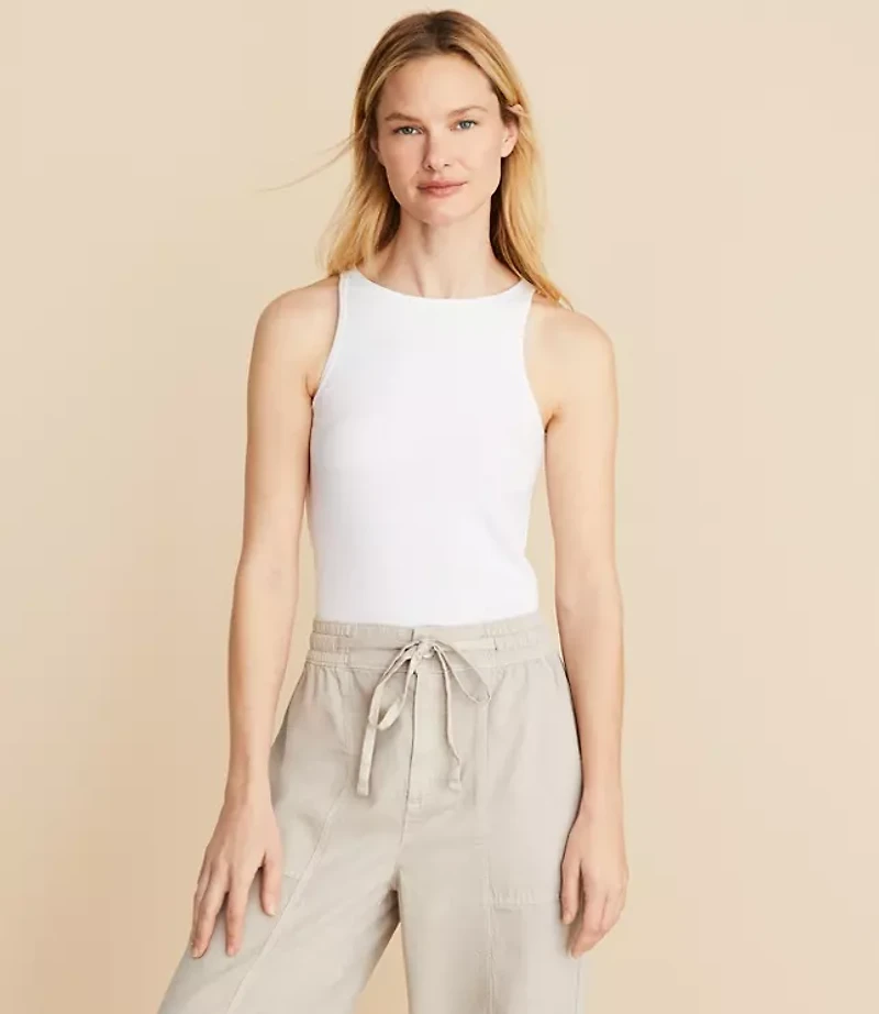 Lou & Grey Softened Ribbed Tank Top