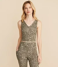 Lou & Grey Animal Print Active Top