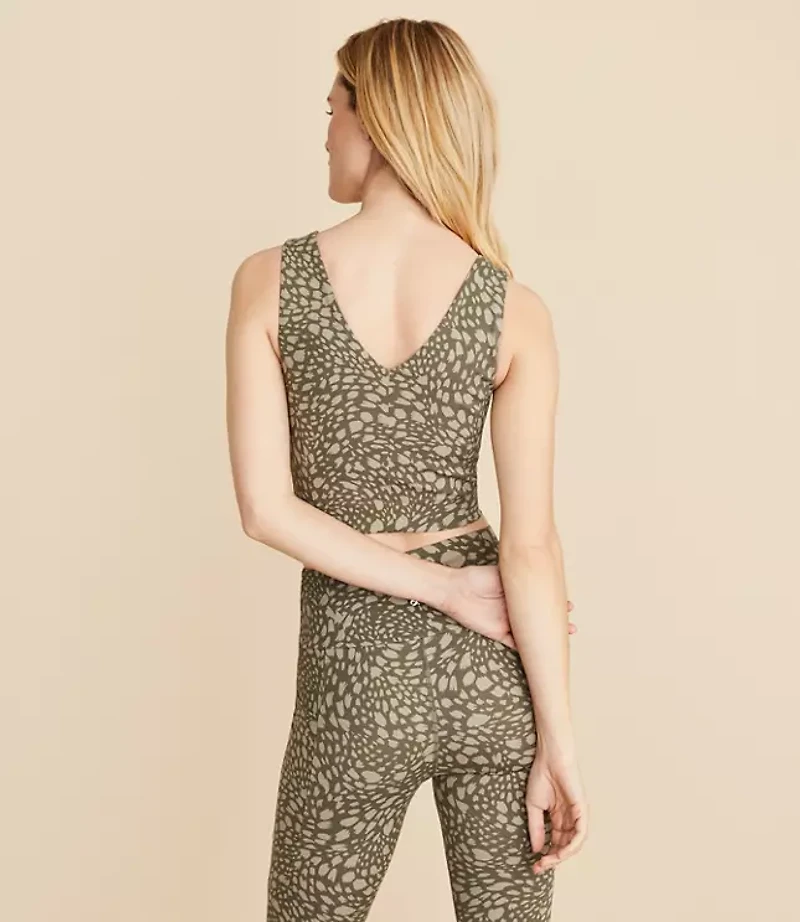 Lou & Grey Animal Print Active Top